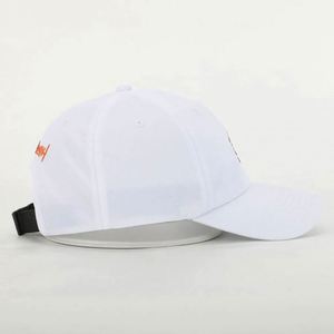 Casquette de baseball sportive OEM personnalisée, 6 panneaux, blanche, séchage rapide, avec logo brodé, style Golf Dad Hat - Product Image 4
