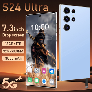 S24 <span class=keywords><strong>Ultra</strong></span> Blu, Smartphone Android 14 5G Deca Core con Display HD, Fotocamera 108MP, Dual SIM, Supporto Francese e Spagnolo - Product Image 3