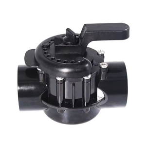 Grey/Black Diverter Valve 2-Way 2-Inch (2-1/2-Inch Slip Outside), PVC, Grey/Black <b>Pool</b> Accessoires - Product Image 2