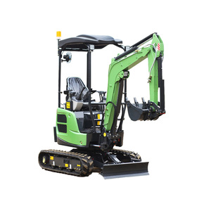 Excavadora Eléctrica de Orugas Verde, Mini Excavadora para Agricultura, Limpieza de Terrenos, Excavación de Zanjas y Uso Doméstico - Product Image 4