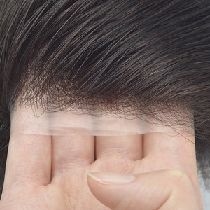 Perruque pour <span class=keywords><strong>homme</strong></span> BH1R, <span class=keywords><strong>cheveux</strong></span> courts élégants, 100% <span class=keywords><strong>cheveux</strong></span> humains vierges, remplacement pour <span class=keywords><strong>homme</strong></span> chauve, base de toupet 18*20cm pour hommes - Product Image 3