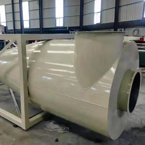 سيكلون من الفولاذ المقاوم للصدأ مصنوع حسب الطلب لفصل المسحوق ومعالجة الغاز الصناعي بحالة جديدة - Product Image 3