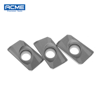 Plaquettes en céramique métallique haute performance APMT1604PDER-H2, plaquettes de fraisage CNC à haute dureté pour l'usinage à grande vitesse de l'acier