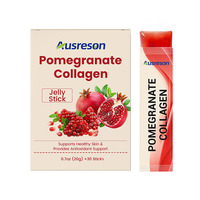 OEM 25 Sachets de Collagène Coréen à la Grenade en Bâtonnets – Détoxifiant, Éclaircissant pour la Peau, à Base de Plantes