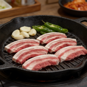 หุ่นจำลองเนื้อหมูดิบเสมือนจริง สำหรับโชว์ร้านอาหาร บาร์บีคิว โชว์หน้าร้าน แบบเกาหลี มีชั้นไขมันธรรมชาติ เหมาะสำหรับร้านค้า - Product Image 5