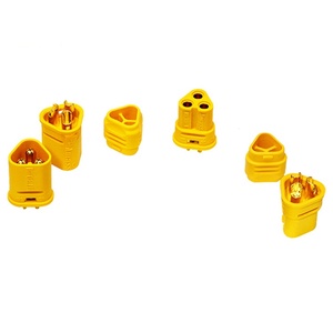 Conector de Alimentación Amass MT30 de 3 Pines Macho y Hembra para Motor ESC, DC 500V 15A, Latón Chapado en Oro para Batería de Aeromodelismo RC - Product Image 6