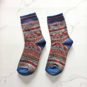 Calcetines Baratos al por Mayor para Mujer, Estilo Nórdico Vintage, Gruesos, Cálidos para Invierno, <span class=keywords><strong>de</strong></span> Pelo <span class=keywords><strong>de</strong></span> Conejo, Lana y Acrílico, para Días Fríos - Product Image 3