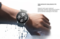Reloj Inteligente G12 3 ATM Resistente al Agua con Pantalla AMOLED, 5-10 Días de Duración de la Batería, Monitor de Sueño, Monitor de Frecuencia Cardíaca, GPS Global, Llamadas Telefónicas