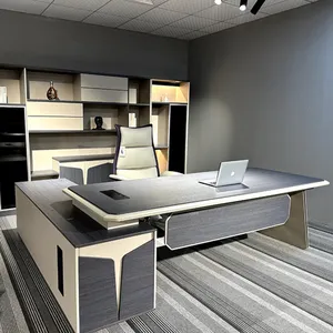 Tavolo da ufficio moderno e minimalista Design scrivania a forma di L scrivania per Computer scrivanie da ufficio in legno