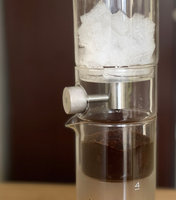 Accessoires de café japonais faciles à utiliser, verre Transparent à goutte d'eau glacée, cafetière pour brassage froide
