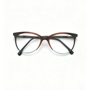 Montures de lunettes PC légères œil de chat, montures de lunettes à bordure complète dégradée, lunettes optiques tendance pour la myopie sur <span class=keywords><strong>ordonnance</strong></span> - Product Image 2