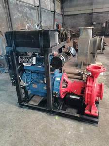 Pompe centrifuge industrielle horizontale diesel haute pression 5,5 kW pour eau claire, efficace pour l'irrigation des terres agricoles, OEM - Product Image 4