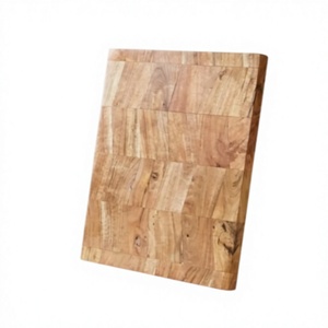 Tabla de cortar carne de madera apta para lavavajillas, para uso de carnicero, diseño sólido, de calidad alimentaria, ecológica, bloque de corte, tamaño personalizado - Product Image 1