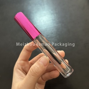 ISMAN - Tubo de Delineador de Ojos Redondo de Lujo de 3 ml, Color <span class=keywords><strong>Rojo</strong></span> Rosa, Botella Transparente para Brillo Labial, Vial para Suero de Crecimiento de Pestañas, Venta al por Mayor, Marca Privada Profesional - Product Image 6