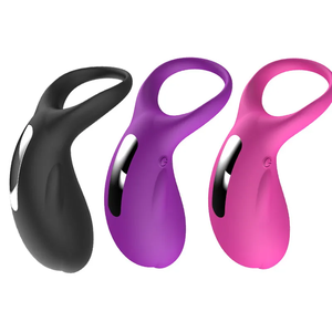 Goede Prijs Erotisch Speelgoed Voor Volwassenen Vertraging Ejaculatie Prostaatmassager Homo Anale G-Spot Vibrerende Plug Penis Haan Ring Voor Man Seksspeeltjes - Product Image 1