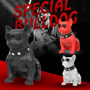 Haut-parleur Bluetooth miniature en forme de bouledogue français cool, vente chaude <span class=keywords><strong>2021</strong></span>, avec une voix de haute qualité, haut-parleur de dessin animé pour enfants - Product Image 6
