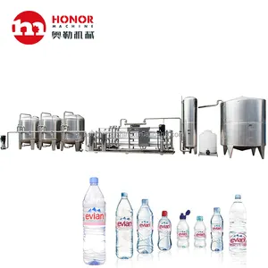 250 / 500 / 1000 / 1500 / 2000 LPH RO water treatment system for pure mineral Reverse Osmosis purifier