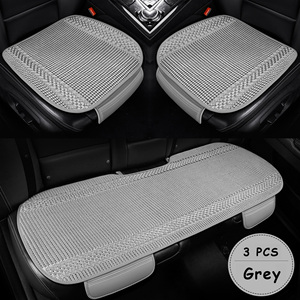 Funda de Asiento de Coche Transpirable de Seda de Hielo, Antideslizante y Resistente al Desgaste, Color Sólido, Universal, Compatible con la Mayoría de los Coches - Product Image 4