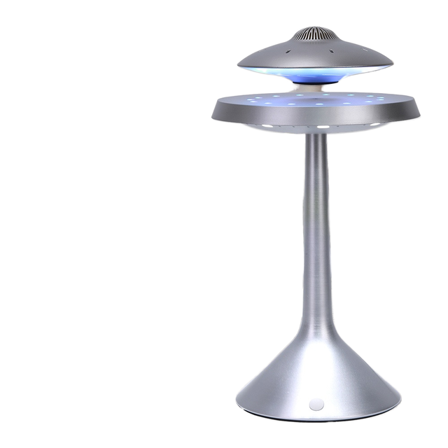 Creative RGB Light UFO Design BT Magnetic Levitation Floating Indoor Waterproof Speaker New Future Fashion Wireless Mobile Phone