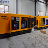 Générateur diesel RONSUN 110 kVA 88 kW certifié CE ISO9001 230 V haute productivité à vendre