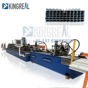 किंग्रेल जीआई स्टील ड्राईवॉल स्टड और ट्रैक रोल बनाने की मशीन उच्च कॉन्फ़िगरेशन सीयू सीडब्ल्यू यूडब्ल्यू चैनल बनाने की मशीन पंचिंग के साथ