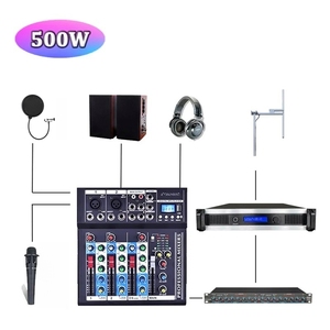 New <strong>High</strong> Quality 500W FM <strong>Radio</strong> Station Complete Package with Fm Transmitter + Antenna + Cable +7 Pcs Studio Equipments - Product Image 1