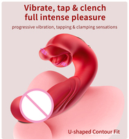 Outil personnel rechargeable et étanche, 7 modes de vibration, 5 modes de stimulation, masseur vibrant 2-en-1 pour stimulation et bien-être des adultes