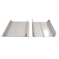 Boîtier d'instrument électronique pour batterie électrique en alliage d'aluminium extrudé Amulimum Split 6063 IP54 avec bride pour onduleur