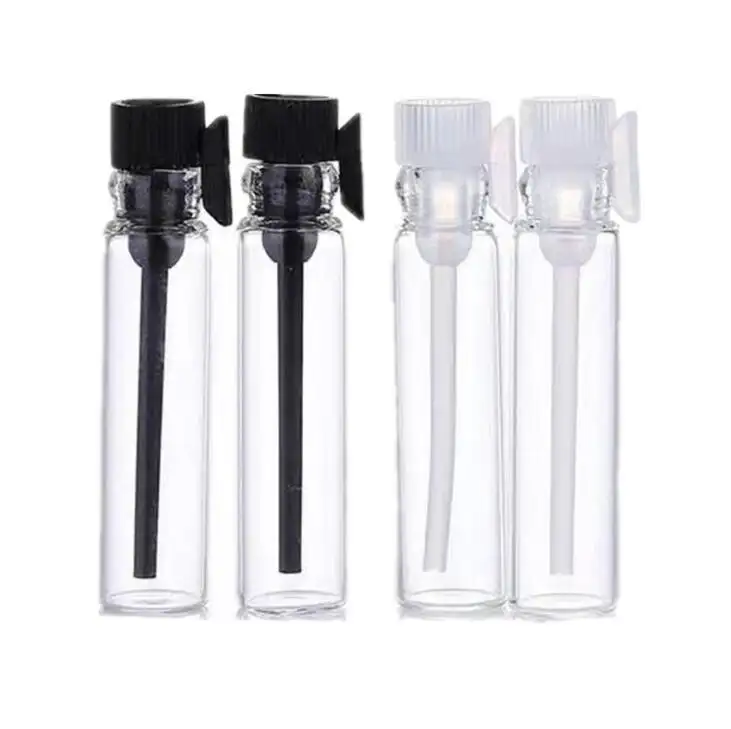 Amostrador de vidro para perfume 1ml 2ml 3ml 4ml 5ml 10ml, tubo de teste de perfume