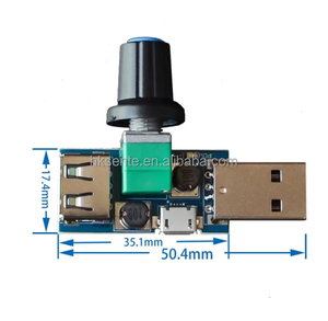 Contrôleur de vitesse de ventilateur USB, régulateur de vitesse, silencieux, mini - Product Image 3