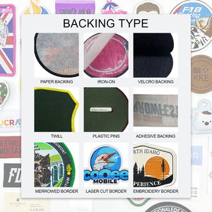 Label garmen anyaman poliester pribadi yang ramah lingkungan persediaan jumlah besar tahan lama bentuk <span class=keywords><strong>patch</strong></span> bintang bunga alfabet hati - Product Image 5