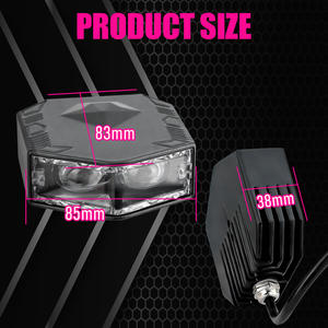 Faro LED Súper Potente para Motocicleta, 2SMD, Resistente al Agua, para Autos, Camionetas, ATV, Modelo MO-241 - Product Image 4