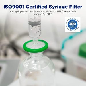 Filtre à seringue stérile PES hydrophile 0,22 µm, diamètre de la membrane 33 mm, préfiltre en fibre de verre - Product Image 3