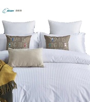 Parure de lit simple 100 % polyester pour lit King Size ou Queen Size, avec housse de couette, drap-housse et 2 taies d'oreiller, 200 fils/cm²