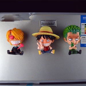 13 styles de figurines <span class=keywords><strong>manga</strong></span>, statue 1 PIECE <span class=keywords><strong>ZORO</strong></span> SANJI CHOPPER NAMI LUFFY SABO BOA, <span class=keywords><strong>figurine</strong></span> d'anime en PVC, autocollant magnétique pour réfrigérateur - Product Image 5