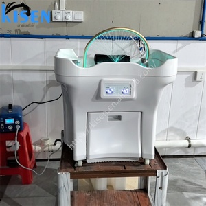 Bassin de massage portable KISEN sans tuyauterie pour spa capillaire avec thérapie aquatique, bol de lavage mobile pour usage en salon - Product Image 2