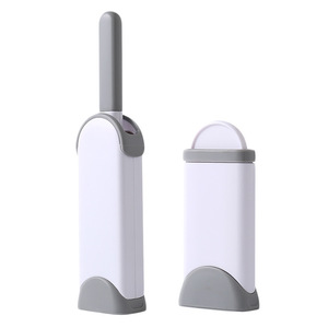 Lint <b>Roller</b> Brush For <b>Clothes</b> Reusable Dual Side Electrostatic Lint Remover With Plastic Handle And Adhesive Surface - Product Image 4