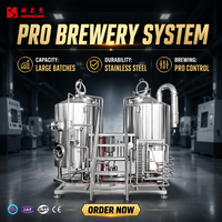 Équipement de brassage de bière commercial en acier inoxydable HEM pour micro-brasserie avec garantie de 5 ans et utilisation facile