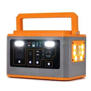 เครื่องกำเนิดไฟฟ้าพลังงานแสงอาทิตย์สำหรับตั้งแคมป์กลางแจ้ง 500W แบตเตอรี่สำรอง 110V 220V สถานีไฟฟ้าพกพาพร้อมแผงโซลาร์ - Product Image 4