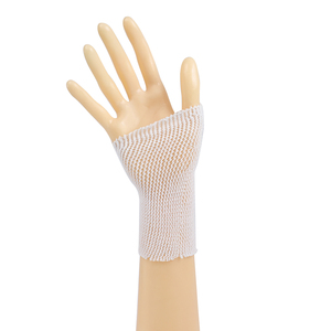 Latex Free Comfortable White Soft Stretch Finger Tubular Stockinette Elastic Net Mesh Gauze Bandage for Fit Body Wound - Product Image 1