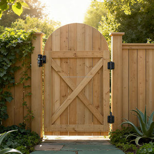 Loquet en nylon à <span class=keywords><strong>2</strong></span> voies pour porte à haute satisfaction avec câble de traction à ressort et matériel de porte de loquet de clôture à clé pour portes en bois de vinyle - Product Image 1