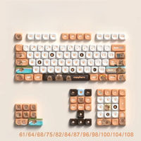 112 Keys Capybara Keycaps Cute Personalized Keycap Game Key Cap PBT DYE SUB Cherry MX Switch for Mechanical Keyboard