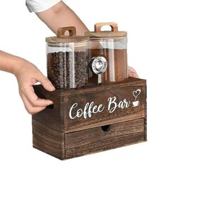 Caja de Almacenamiento de Madera Maciza Rectangular con Tapa, Organizador Multifuncional para Sala de Estar, Caja de Almacenamiento Decorativa - Product Image 4