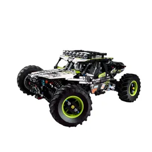 Nieuwe Stijl 18002 Technische Rc Auto Speelgoed Voor Jongens Bouwstenen Afstandsbediening Off-Road Auto Terrein Klimmen Buggy Truck