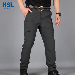 Pantalones Cargo de Verano para <span class=keywords><strong>Hombre</strong></span>, Personalizados, de Poliéster, Secado Rápido, Corte Holgado, Impermeables, Ligeros, para Senderismo y Deportes al Aire Libre - Product Image 4