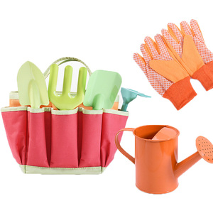 6PCS Little Gardener Mini Kids Garden Tool Gift Set con bolsa de herramientas de jardín - Product Image 3