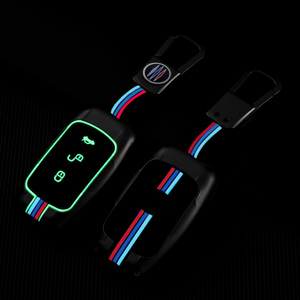 Funda Protectora para Llaves de Coche de Aleación de Zinc y Gel de Sílice para BYD Song Plus Qin DMI Han EV Yuan Pro Tang ATTO 3, Llavero, Bolsa para Llaves - Product Image 3