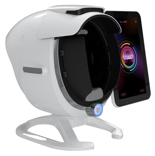 2024 Ai Technology Bitmoji Big Screen 15.6 Inch A6 Magic Mirror Microscopic Detect 3d Skin Analyzer Machine Facial Scanner