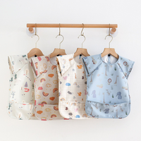 Bavoirs personnalisés pour bébés, fermeture à bouton imperméable, lavable, élasthanne/coton