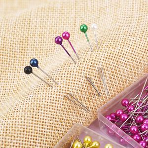 Caja de 100 Alfileres de Cabeza de Perla para Costura, Manualidades, Corsages de Boda, Herramientas de Costura, Agujas para Posicionamiento de Puntadas - Product Image 6